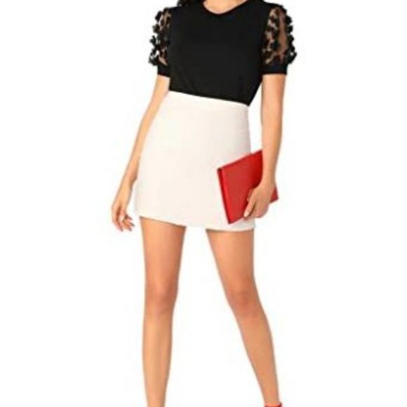 ROMWE Women's Summer Short Sleeve Blouse Tops - Picture 5 of 5